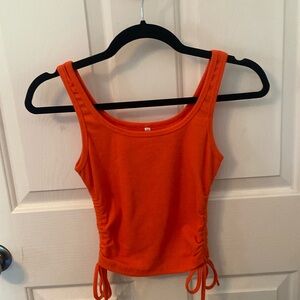 Amazon ruched crop tank top